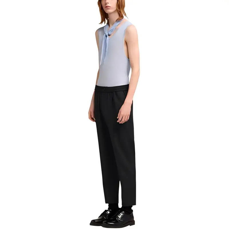 AMIPARIS Tapered Elasticated Waist Pant-3