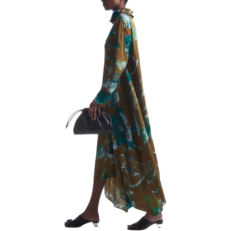COS Long Sleeved Dresses Women's Brown-3