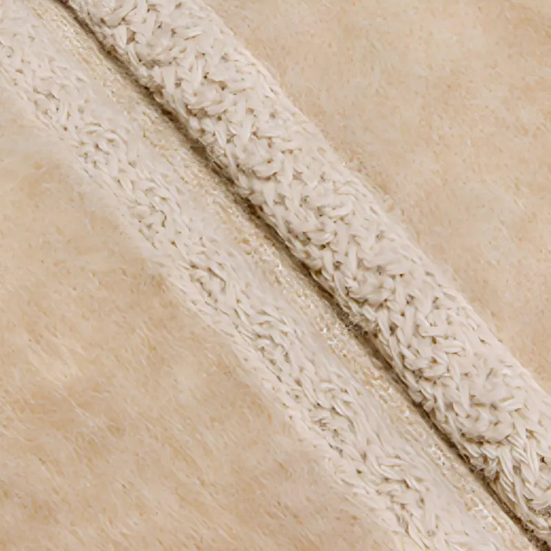 CELINE Embroidered Cardigan In Brushed Mohair-3