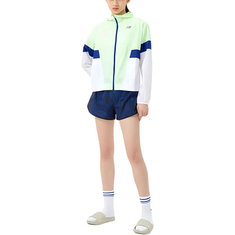 New Balance Jackets Women's Neon Green-3
