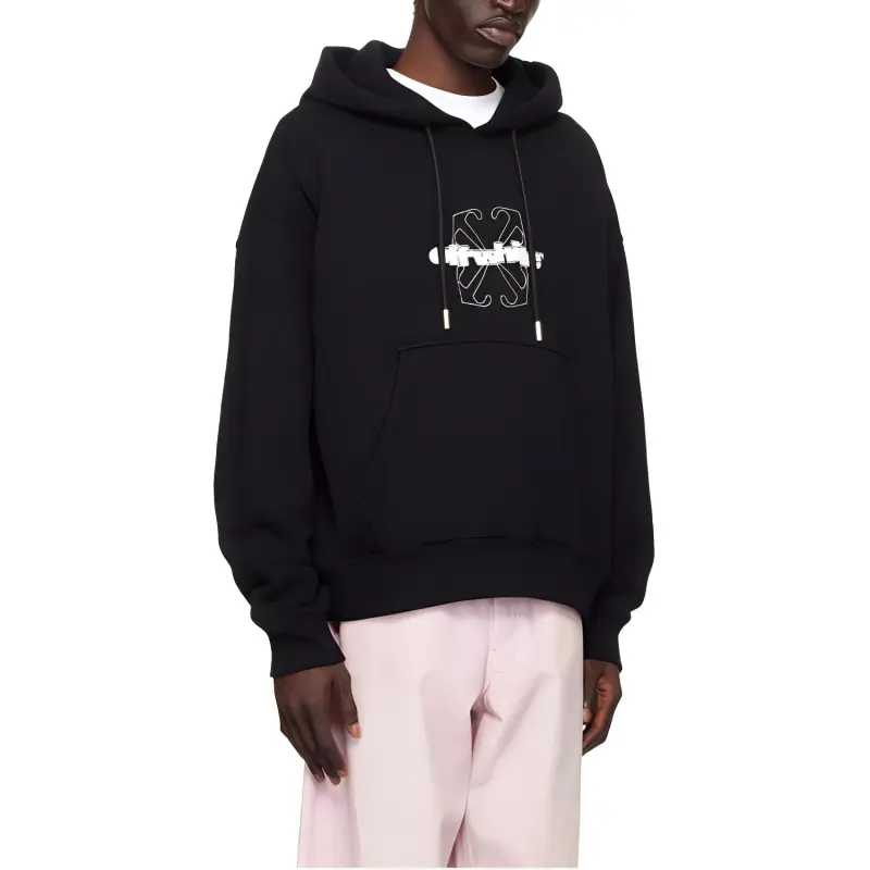 OFF WHITE Flock arrow Skate Hoodie-2