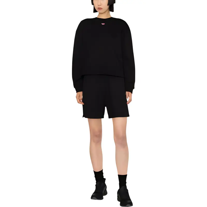 DIESEL Logo Embroidered Crewneck Sweatshirt-1