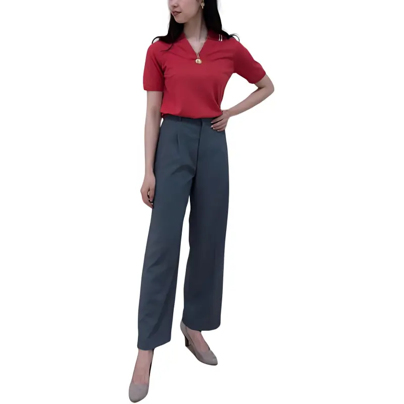 Jw Anderson X UNIQLO Jw Anderson Co Branded Series Polo Shirts Women's Red-2