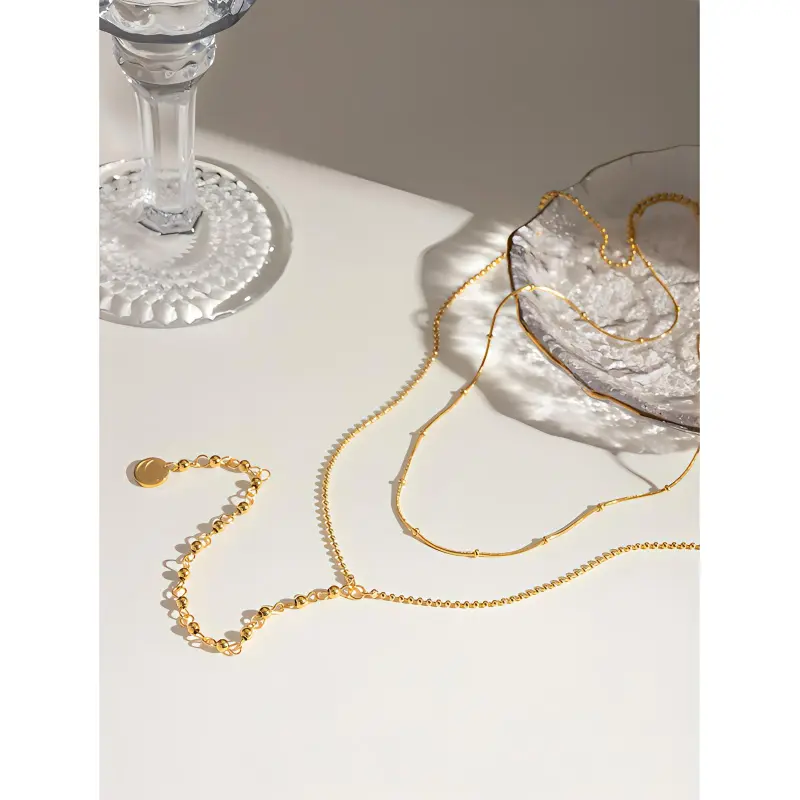 Leticia Ponti Stainless Steel Necklaces Women's-2
