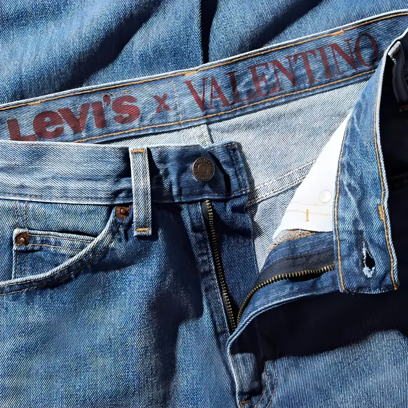 Valentino x Levi's Jeans Women's Blue-5