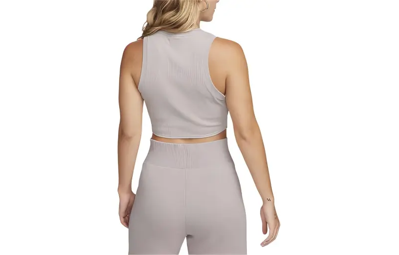 Nike Sportswear Essentials Tank Tops Women's White Gold Purple-1