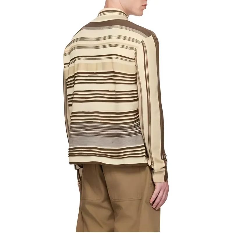 Bottega Veneta Polo Shirt Men's Beige-2