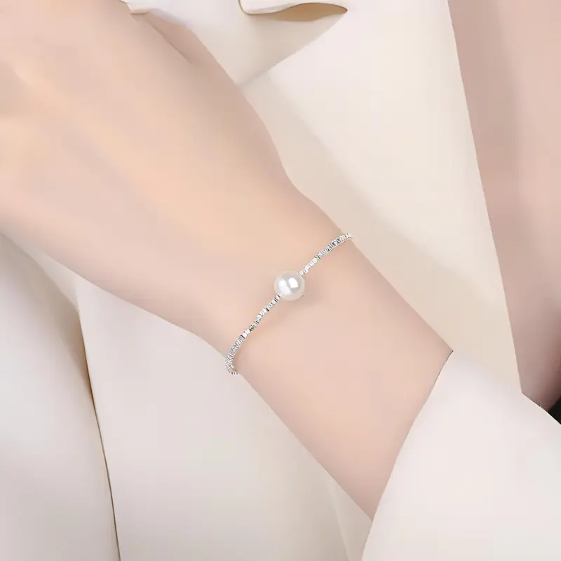 CHINA GOLD S925 Silver Bracelets Women's-2