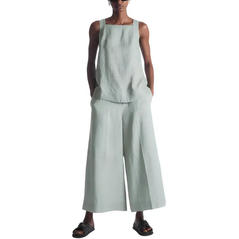 COS Tank Tops Women's Green-1