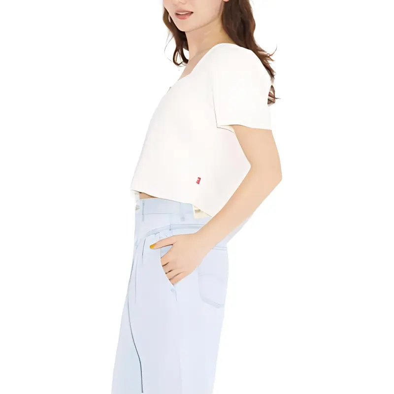 Levis Shirts Women's White-3