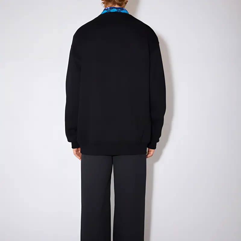 Acne Studios Face Relaxed Fit Crewneck Sweatshirt-1