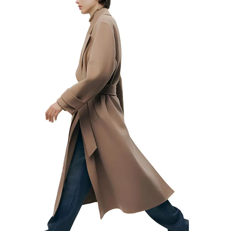 ZARA Coats Women's Brown-4