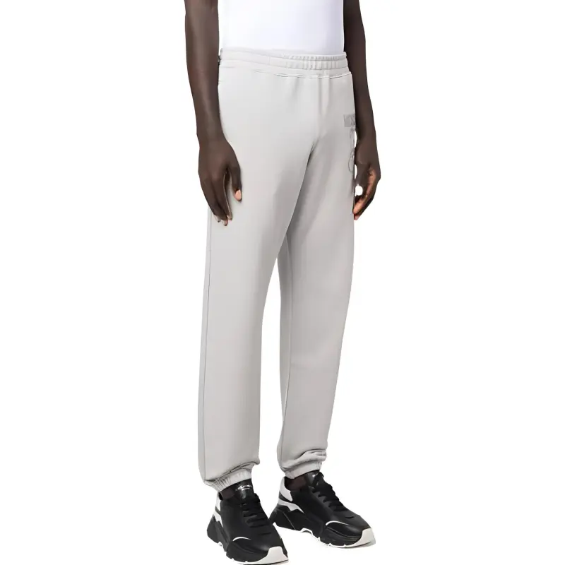 MOSCHINO Knitted Sweatpants Men Gray-3