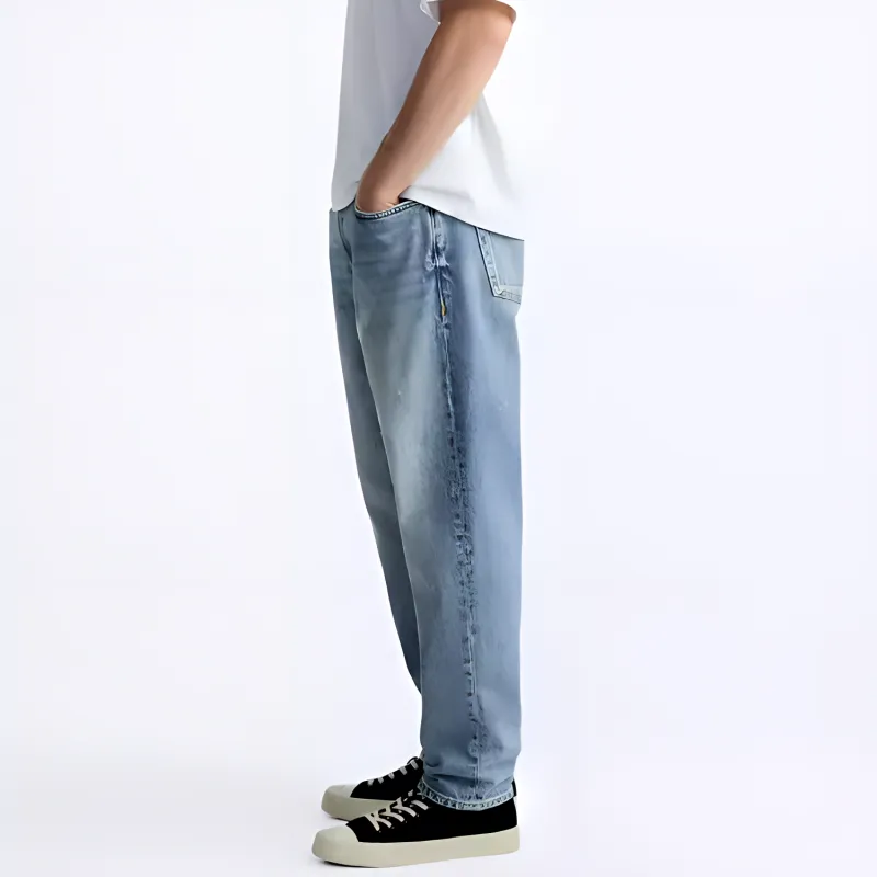 ZARA Jeans Men Blue-3