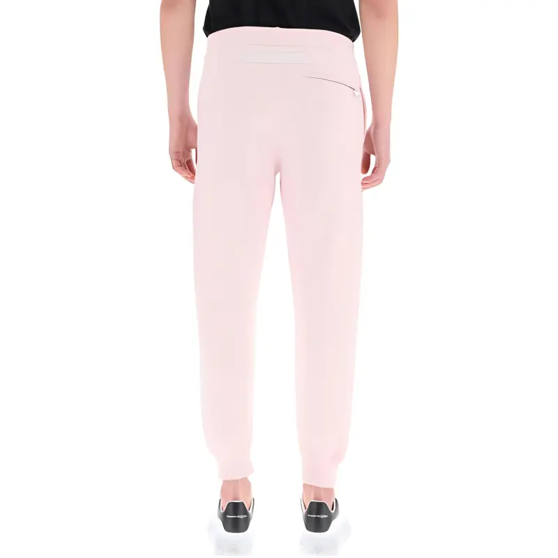 Alexander McQueen Knitted Sweatpants Men Pink-2