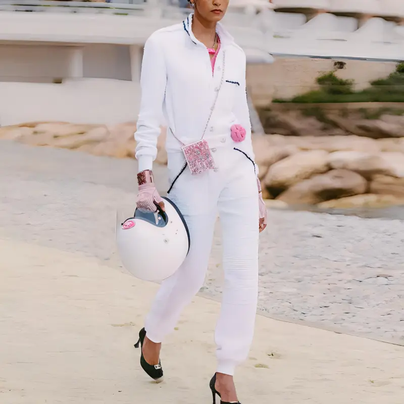 CHANEL Jumpsuits Women's White-1