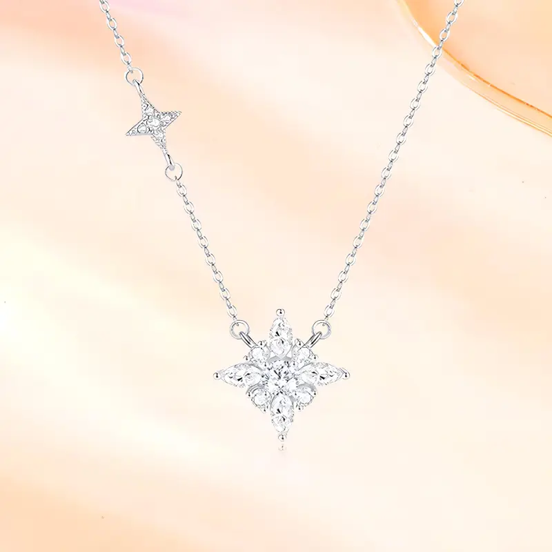 SWEET PLANET S925 Silver Necklaces Women's-4