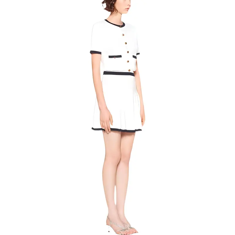 MIU MIU SS22 Casual Short Skirts Women's White-3