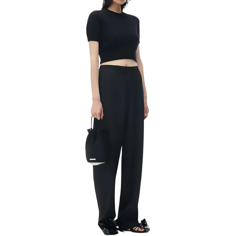 Alexander Wang Short Sleeved Cropped Pullover-4