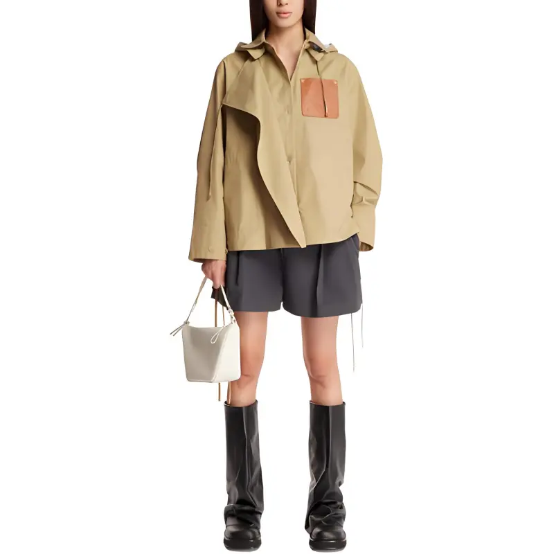 LOEWE Hooded Parka 'Sweet Caramel'-3