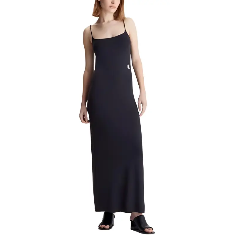 CALVIN KLEIN Slip Dresses Women's Black-1
