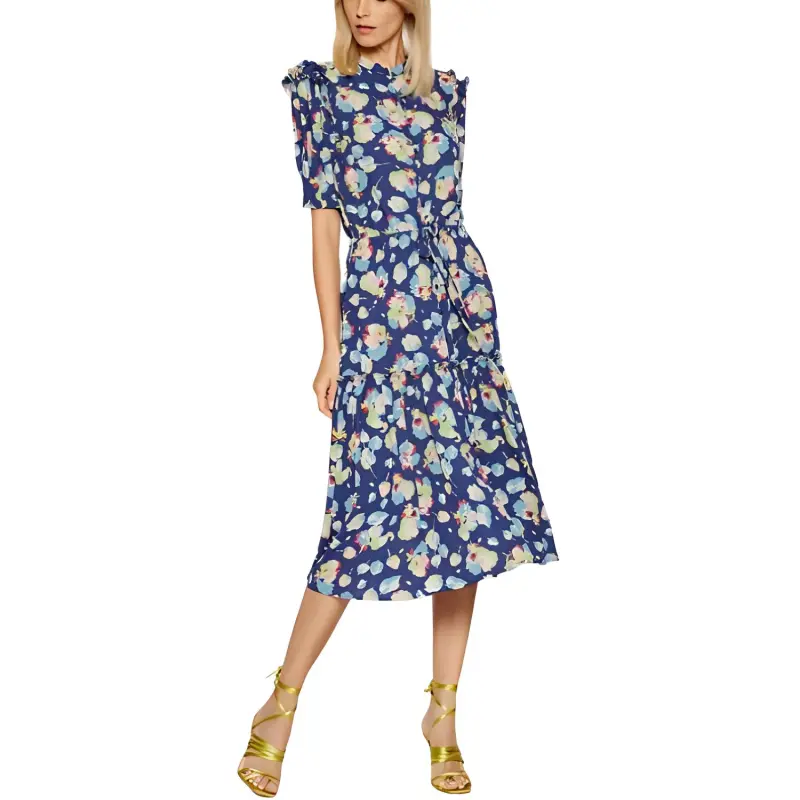 Polo Ralph Lauren Short Sleeved Dress Women's Blue-2