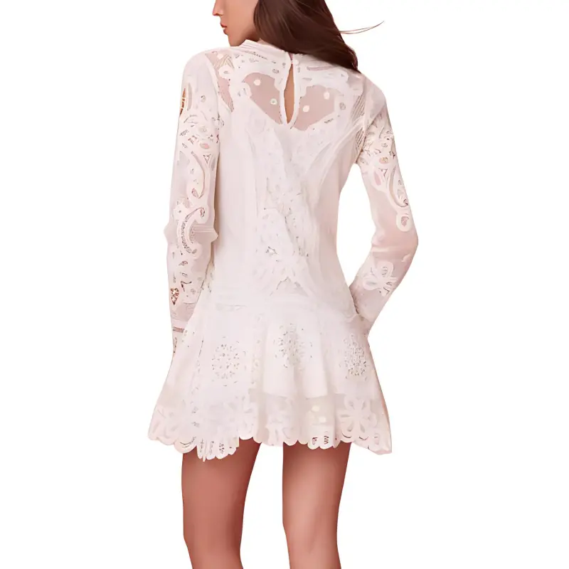 LOVESHACKFANCY Long-Sleeved Dresses Women's White-1