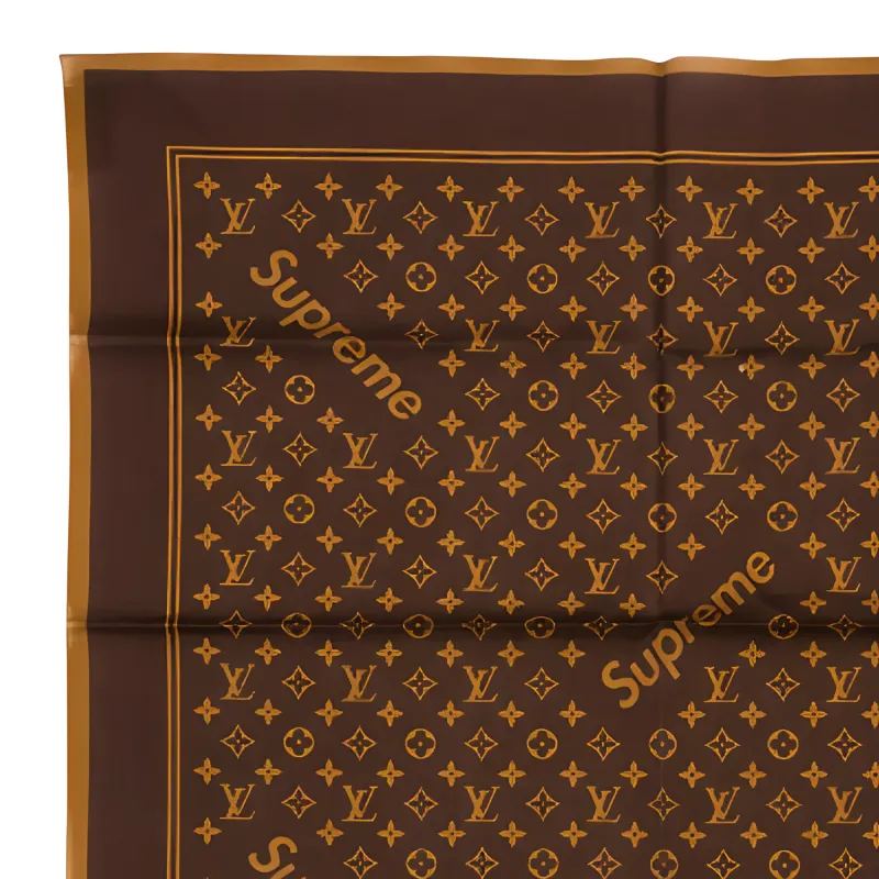 Supreme X Louis Vuitton Monogram Bandana-2