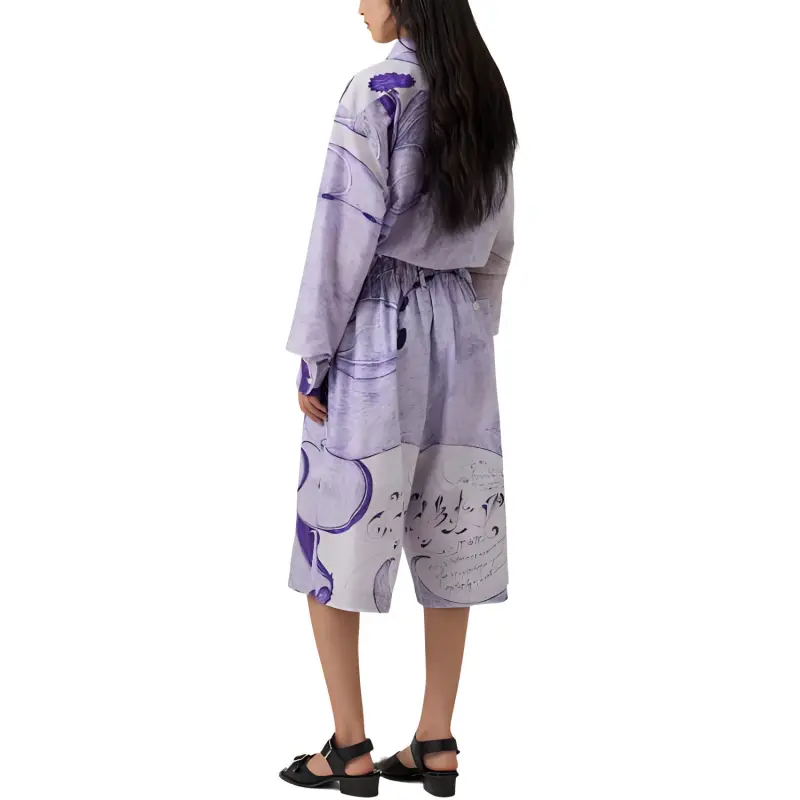 Lemaire Angkasapura Bermuda Shorts Casual Shorts Unisex Purple-7