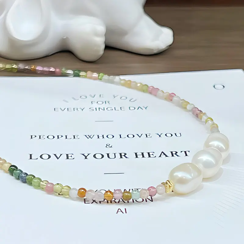 ZHENZHUAOMI Pearl Collarbone Chain Necklace Women's-2