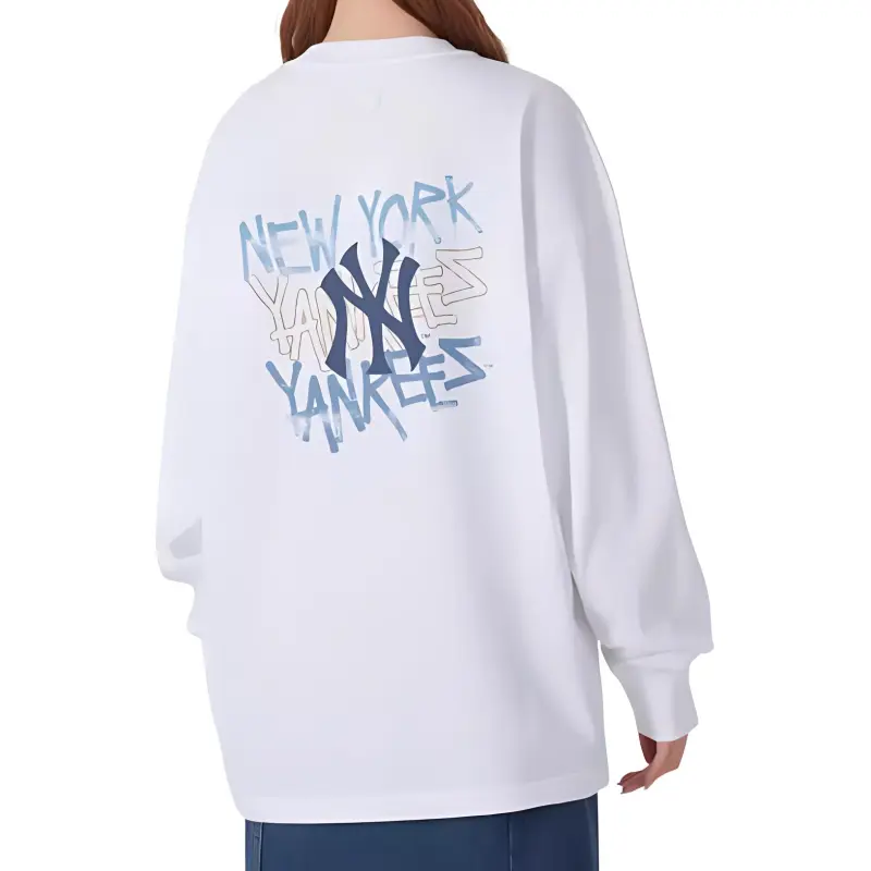 MLB Fashion Sports Collection New York Yankees T-Shirt Unisex White-2