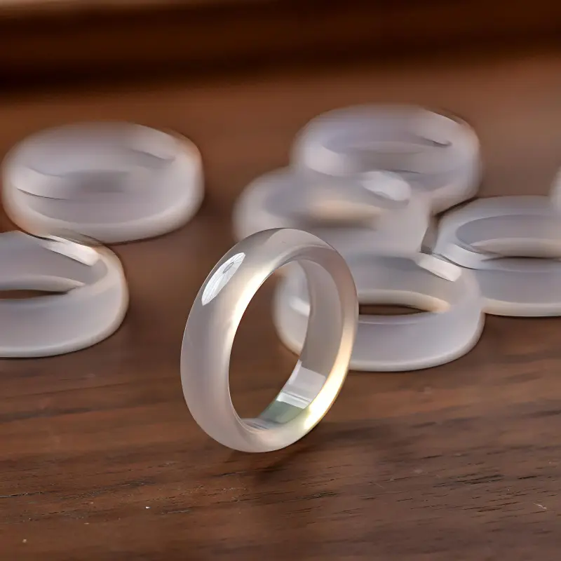 Tokai Family Agate Jade Rings Unisex-4