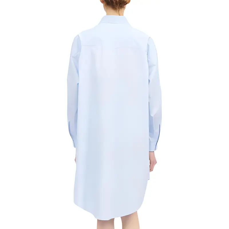 MM6 Maison Margiela Logo Printed Midi Shirt Dress-2