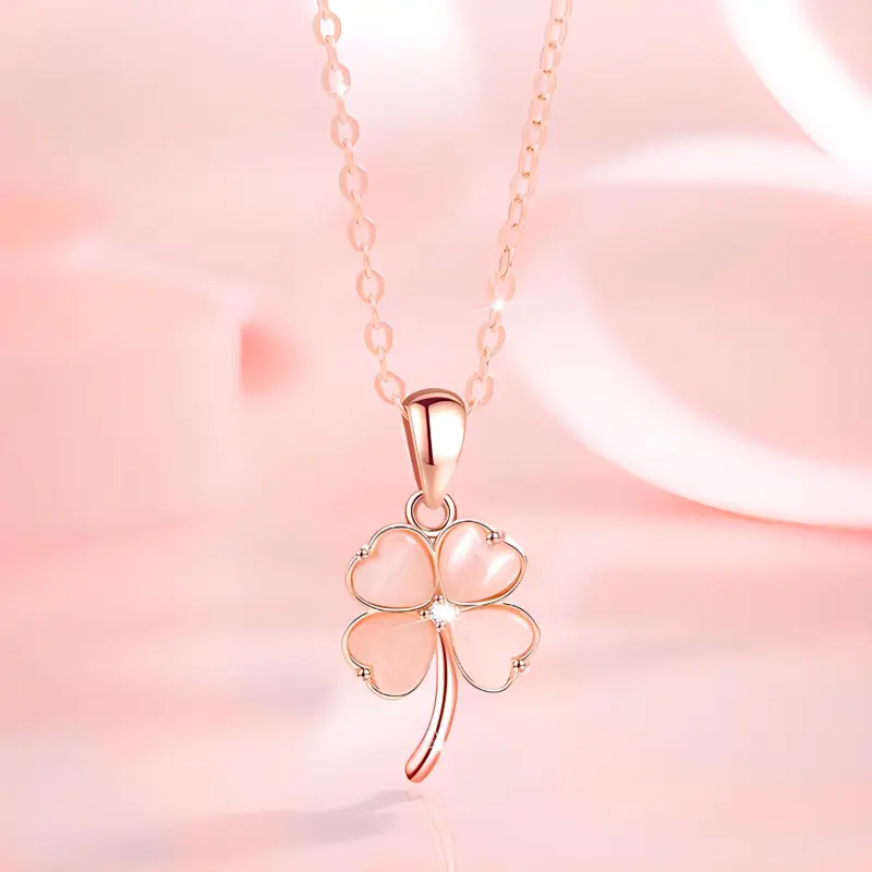 FUSSEM Cat's Eye Stone Necklaces Women's-1