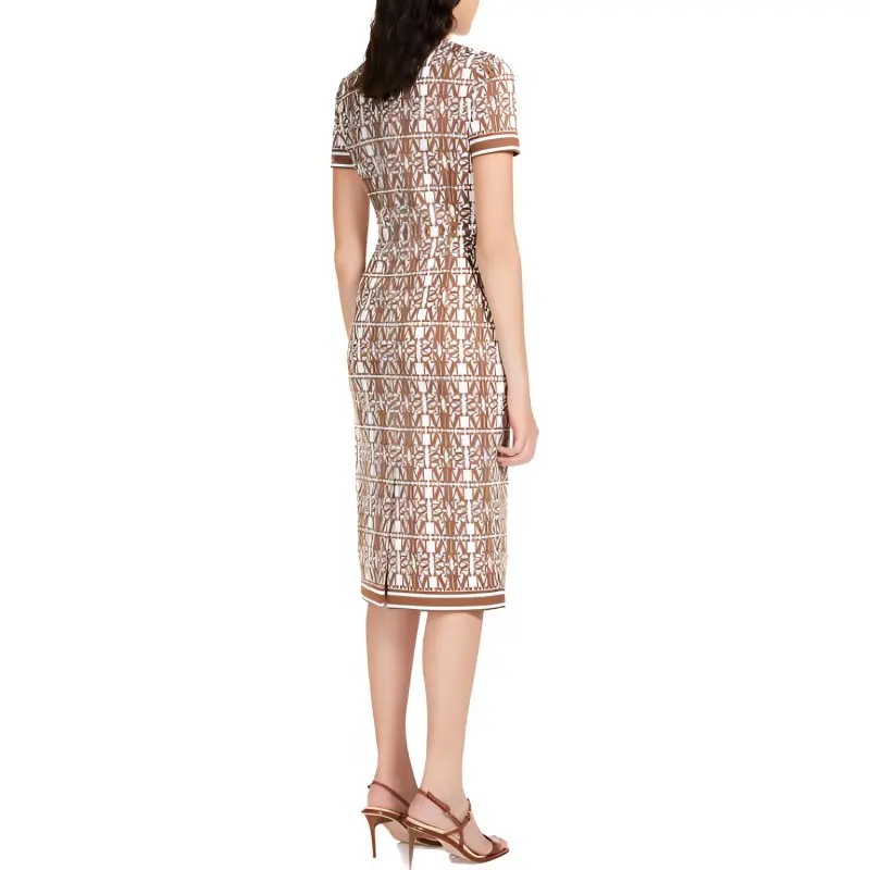 MaxMara Short Sleeved Dress Women's Bronze-2