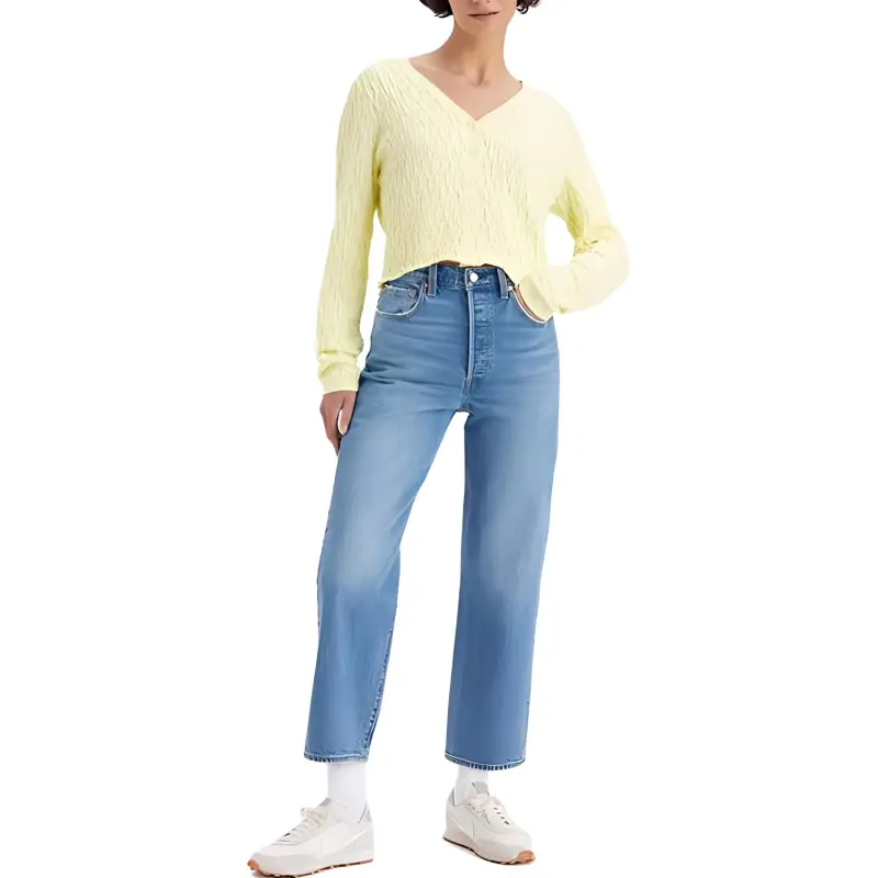Levis Ribcage Straight Ankle Jeans-2