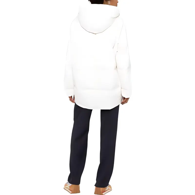 JIL SANDER Padded Zip up Hooded Jacket-1