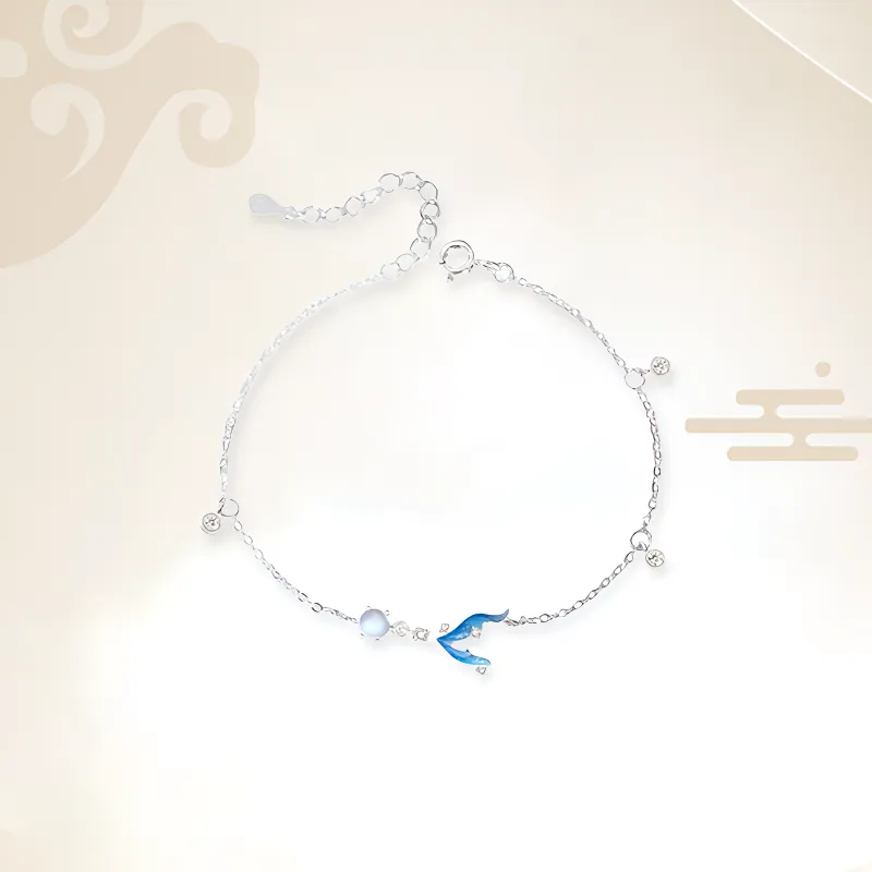 Chongqing Gold Store S925 Silver Bracelets Women's-2