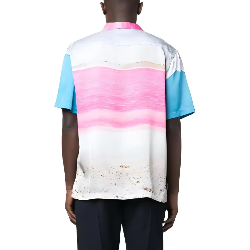 Blue Sky Inn Abstract pattern Short sleeve Shirt-1