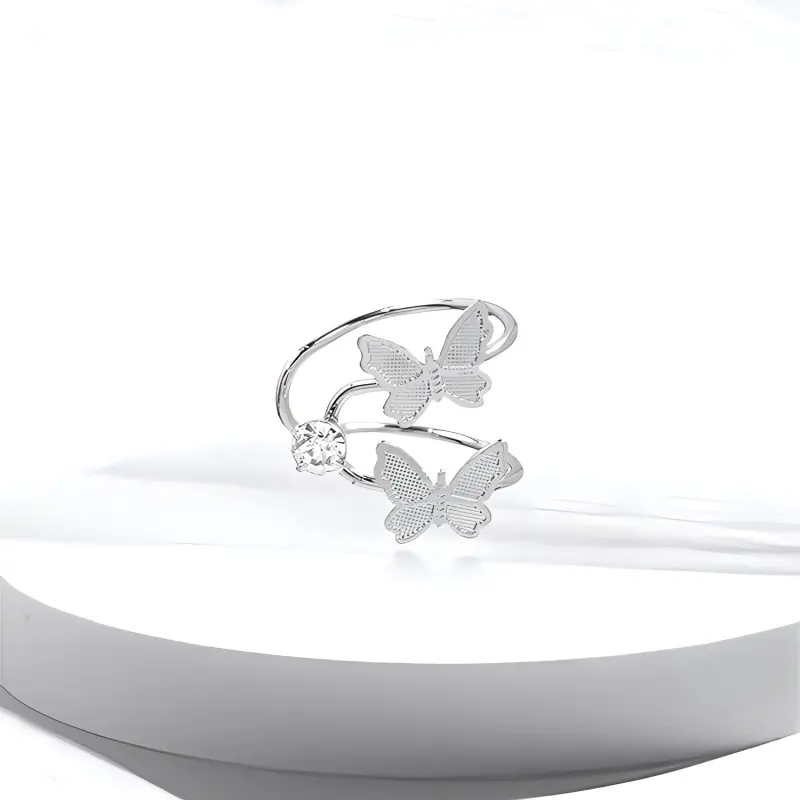 ROGA Alloy Clip On Earrings Women's-1