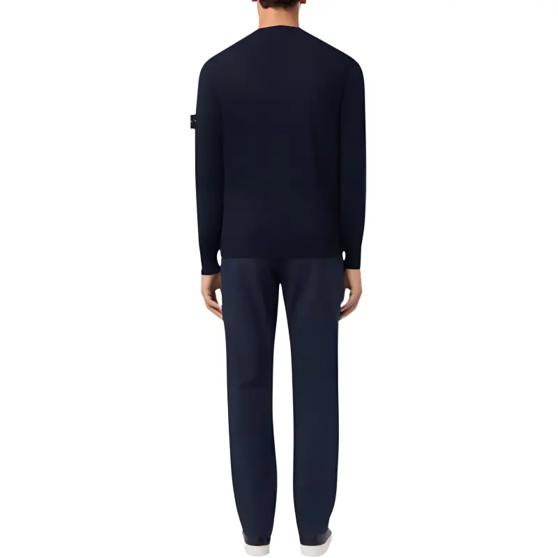 STONE ISLAND V Neck Ribbed Jumper-2