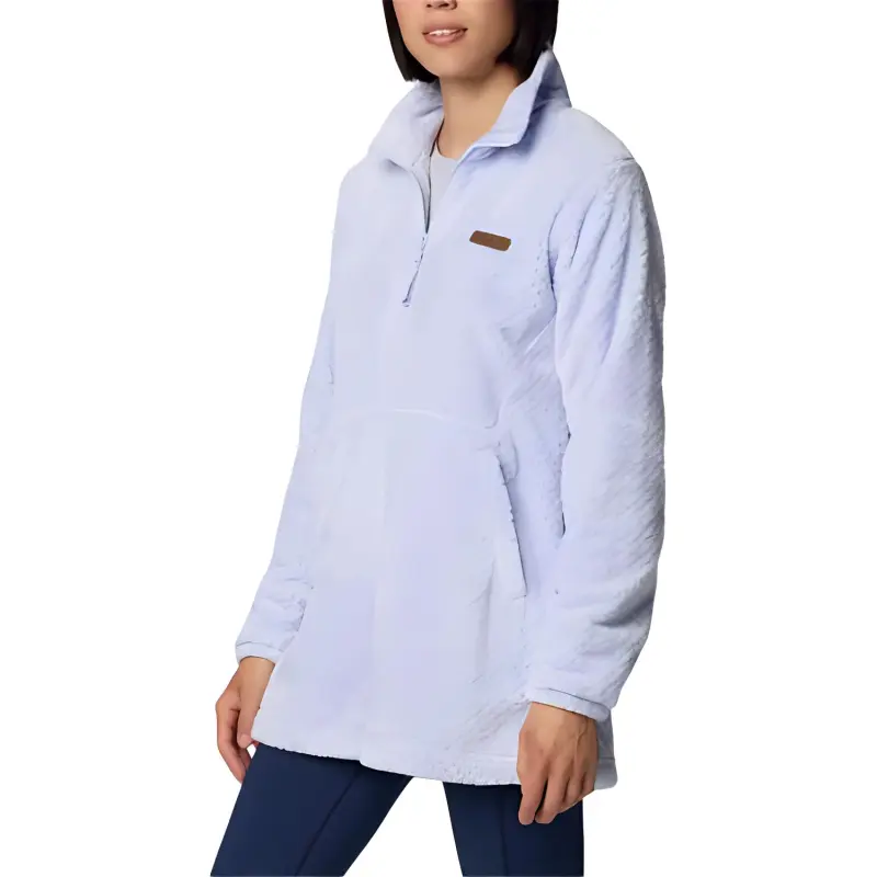Columbia Fire Side™ Quarter Zip II Velvet-feel Coat Women's Light Blue-3