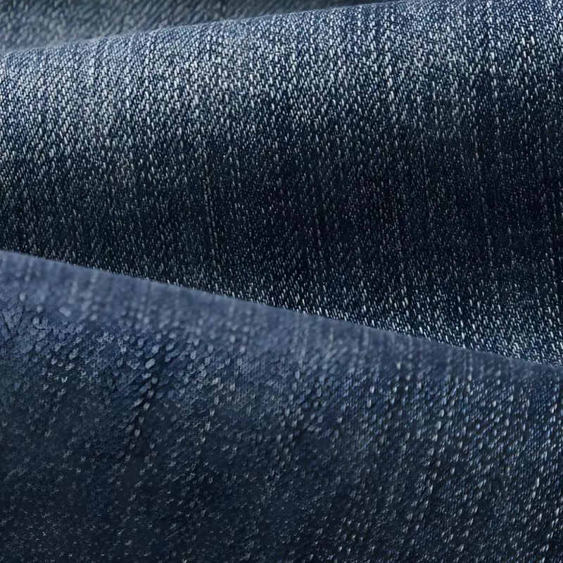 HLA The Mountain Is Not In The High Series Jeans Men's Blue Gray Denim Gradient-2