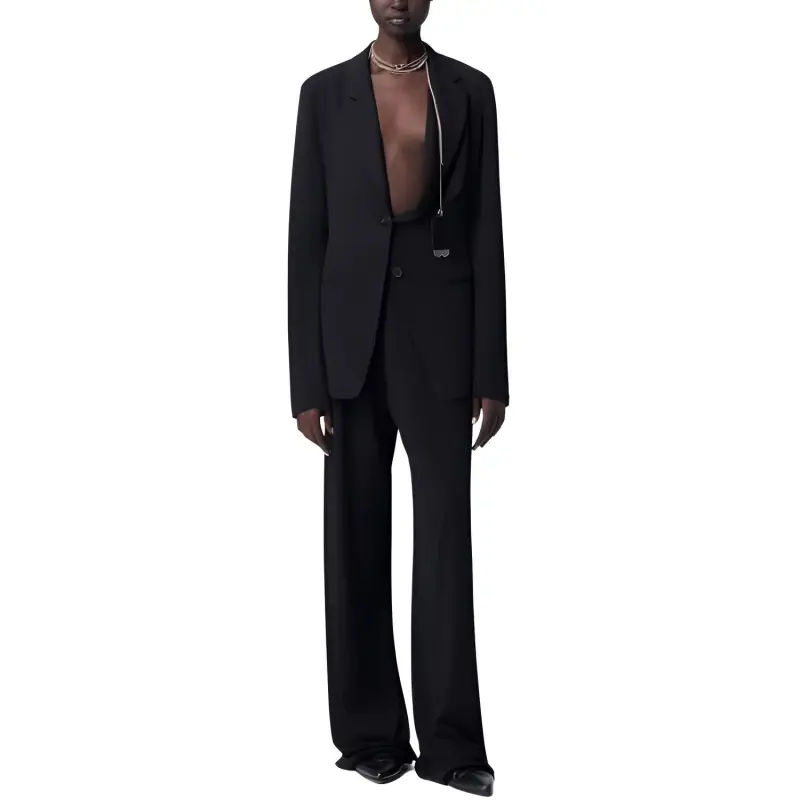 Ann Demeulemeester Nova Light Deconstructed Blazer-3