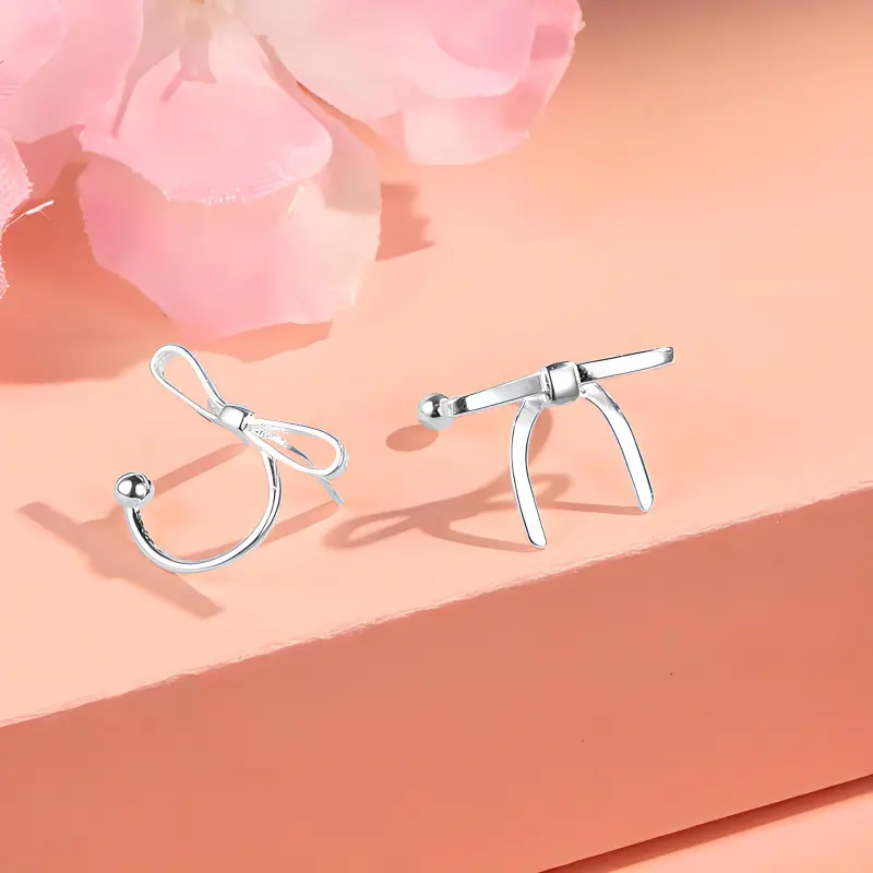 Wylyp S925 Silver Clip On Earrings Women's-2