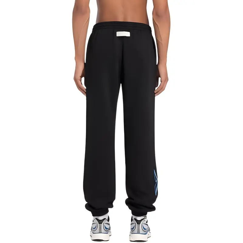 Reebok Classic Uniform Track Pants Knitted Sports Pants Men's Black-3