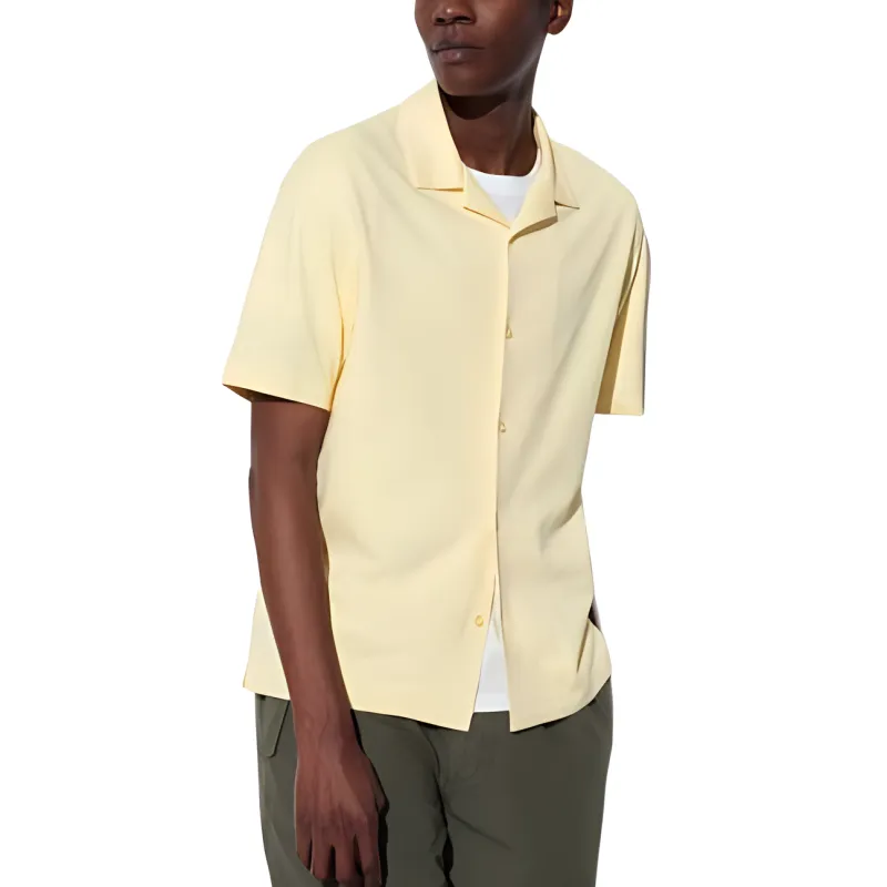 UNIQLO Polo Shirt Men's Apricot Yellow-1