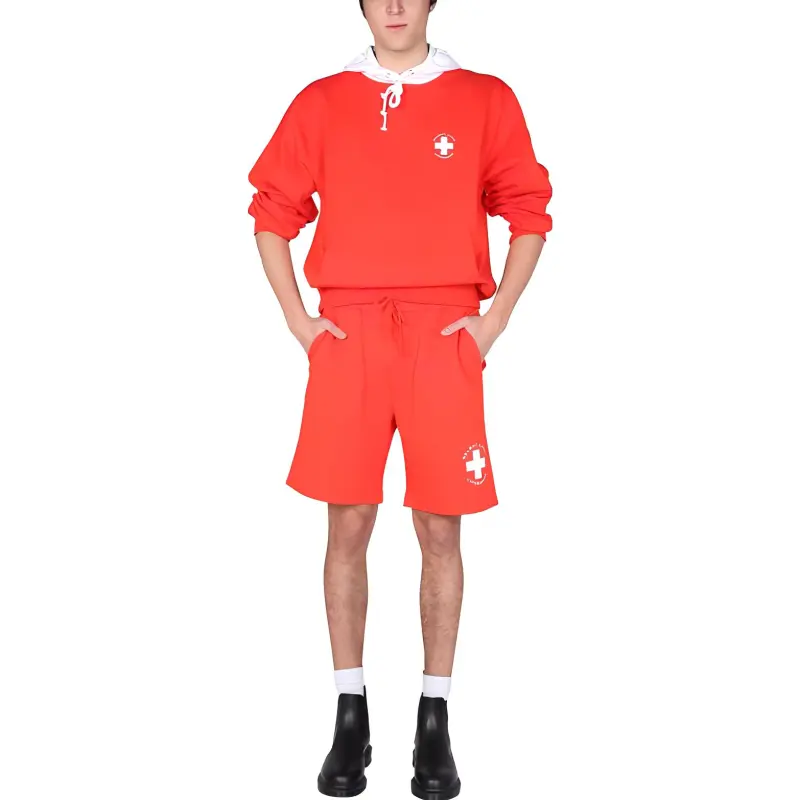 Helmut Lang Logo Printed Lifeguard Shorts-2