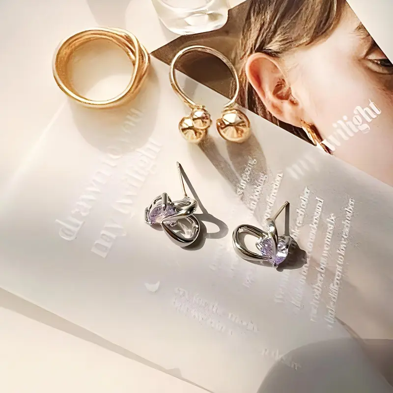 BLESSED BULLET Alloy Stud Earrings Women's-5