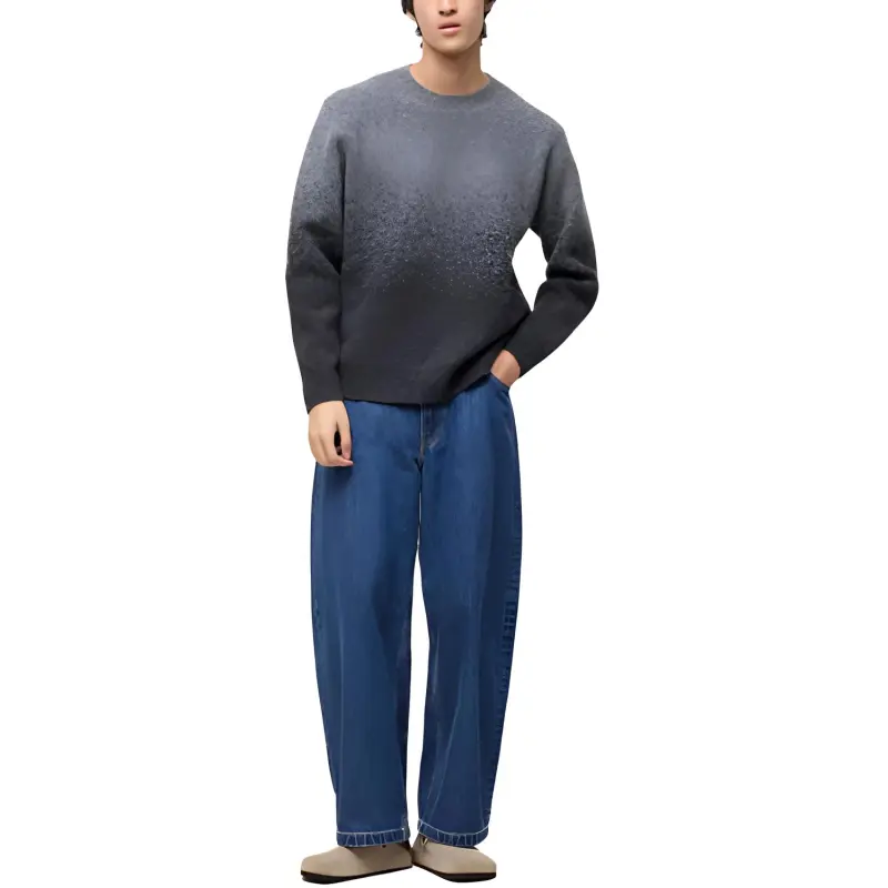 Jw Anderson X UNIQLO JWANDERSON Co brand Jeans Men 66 Blue-2